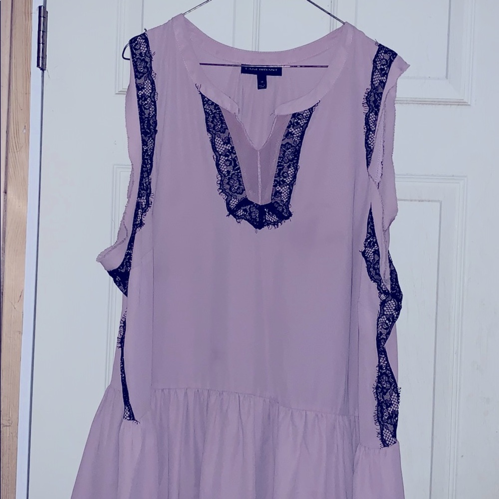 Lane Bryant Sleeveless Blush Pink Blouse 26/28